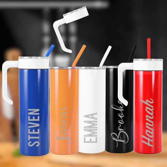 Personalized 20oz Skinny Tumbler